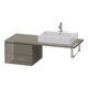 Duravit Meuble bas L-Cube 52x54,7 cm, blanc brillant, pour console, 2 tiroirs-1