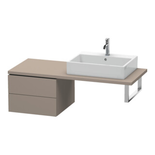 Duravit Meuble bas L-Cube 52x54,7 cm, blanc mat, 2 tiroirs