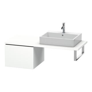 Duravit Meuble bas L-Cube 52x54,7 cm, blanc mat, pour console, 1 tiroir