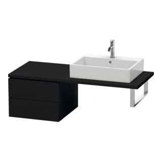 Duravit Meuble bas L-Cube 52x54,7 cm, blanc œuf, finition mate, 2 tiroirs