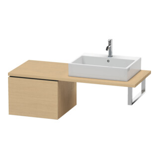 Duravit Meuble bas L-Cube 52x54,7 cm, chêne naturel, pour console, 1 tiroir