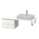 Duravit Meuble bas L-Cube 52x54,7 cm, graphite mat, 2 tiroirs
