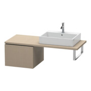 Duravit Meuble bas L-Cube 52x54,7 cm, lin, pour console, 1 tiroir-1