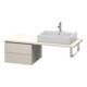 Duravit Meuble bas L-Cube 52x54,7 cm, taupe mat, 2 tiroirs-1