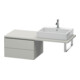 Duravit Meuble bas L-Cube 62x54,7 cm, béton gris, avec 2 tiroirs-1