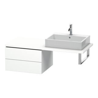 Duravit Meuble bas L-Cube 62x54,7 cm, blanc mat, 2 tiroirs