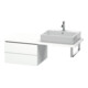 Duravit Meuble bas L-Cube 62x54,7 cm, blanc mat, 2 tiroirs-1