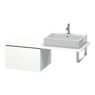 Duravit Meuble bas L-Cube 62x54,7 cm, blanc mat, avec console, 1 tiroir