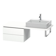 Duravit Meuble bas L-Cube 62x54,7 cm, blanc mat, f Kons, 2 tiroirs