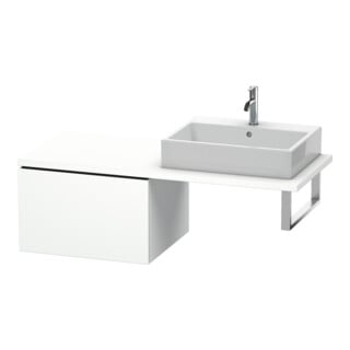 Duravit Meuble bas L-Cube 62x54,7 cm, blanc mat, pour console, 1 tiroir