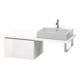 Duravit Meuble bas L-Cube 62x54,7 cm, blanc mat, pour console, 1 tiroir