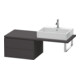 Duravit Meuble bas L-Cube 62x54,7 cm, graphite mat, f Kons, 2 tiroirs-1