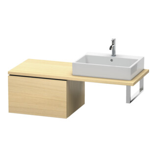 Duravit Meuble bas L-Cube 62x54,7 cm, méd. chêne, avec console, 1 tiroir
