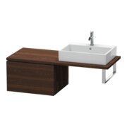 Duravit Meuble bas L-Cube 62x54,7 cm, noyer, pour console, 1 tiroir