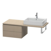 Duravit Meuble bas L-Cube 62x54,7 cm, sans console, 2 tiroirs-1
