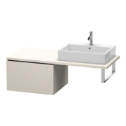Duravit Meuble bas L-Cube 62x54,7 cm, tau mat, pour console, 1 tiroir
