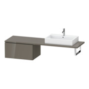 Duravit Meuble bas L-Cube 72x54,7 cm, blanc brillant, avec 1 tiroir