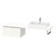 Duravit Meuble bas L-Cube 72x54,7 cm, blanc brillant, avec console, 1 tiroir-1