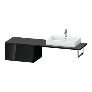 Duravit Meuble bas L-Cube 72x54,7 cm, blanc brillant, pour console, 1 tiroir