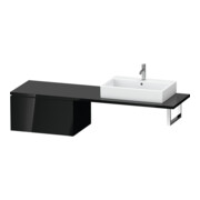 Duravit Meuble bas L-Cube 72x54,7 cm, blanc brillant, pour console, 1 tiroir