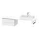 Duravit Meuble bas L-Cube 72x54,7 cm, blanc mat, 2 tiroirs-1