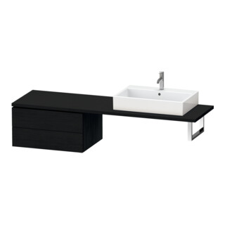Duravit Meuble bas L-Cube 72x54,7 cm, blanc œuf, pour console, 2 tiroirs