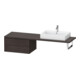 Duravit Meuble bas L-Cube 72x54,7 cm, chêne foncé, pour console, 2 tiroirs-1
