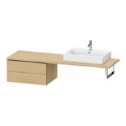 Duravit Meuble bas L-Cube 72x54,7 cm, chêne naturel, 2 tiroirs