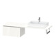 Duravit Meuble bas L-Cube 72x54,7 cm, graph ma, avec console, 1 tiroir