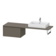 Duravit Meuble bas L-Cube 72x54,7 cm, gris mat, 1 tiroir-1