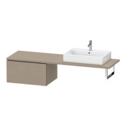 Duravit Meuble bas L-Cube 72x54,7 cm, lin, pour console, 1 tiroir