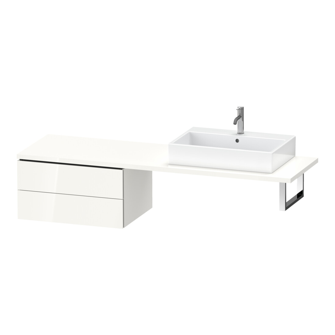 Duravit Meuble bas L-Cube 72x54,7 cm, sans console, 2 tiroirs