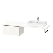 Duravit Meuble bas L-Cube 72x54,7 cm, tau mat, avec console, 1 tiroir-3