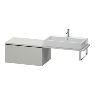 Duravit Meuble bas L-Cube 82x54,7 cm, béton gris, 1 tiroir, f Kons