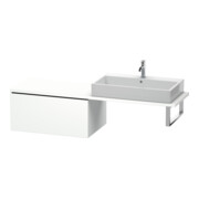 Duravit Meuble bas L-Cube 82x54,7 cm, blanc mat, avec console, 1 tiroir-1