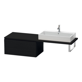 Duravit Meuble bas L-Cube 82x54,7 cm, blanc œuf, 2 tiroirs, sans poignée