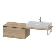 Duravit Meuble bas L-Cube 82x54,7 cm, chêne œuf, pour console, 2 tiroirs-1
