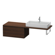 Duravit Meuble bas L-Cube 82x54,7 cm, noyer, pour console, 2 tiroirs