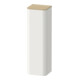 Duravit Meuble demi-haut Happy D.2 Plus 40x36x133,6cm, 1 porte, porte gauche, Nord blanc mat-1