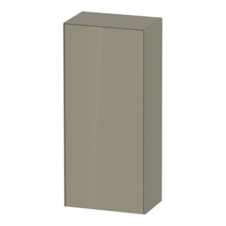 Duravit Meuble demi-haut White Tulip 40x24x88 cm, 1 porte, à gauche, gris pierre brillant