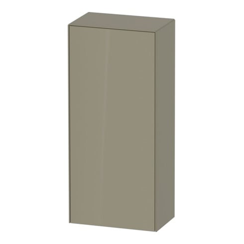 Duravit Meuble demi-haut White Tulip 40x24x88 cm, 1 porte, à gauche, gris pierre brillant