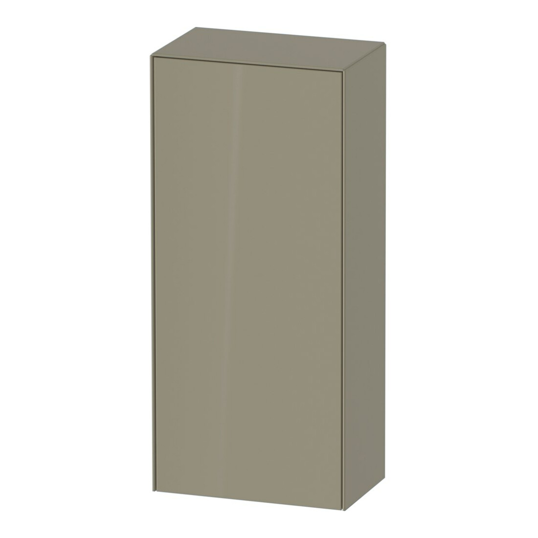 Duravit Meuble demi-haut White Tulip 40x24x88 cm, 1 porte, à gauche, gris pierre brillant