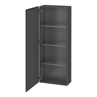 Duravit Meuble demi-hauteur L-Cube 50x24,3x132cm, porte gauche, graphite mat