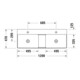 Duravit Meuble double vasque DuraSquare 120x47 cm, sans trop-plein, avec vidage, sans robinet, blanc-4