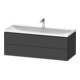 Duravit Meuble L-Cube 120x48x48cm, avec HL, graph ma, 2 tiroirs-1