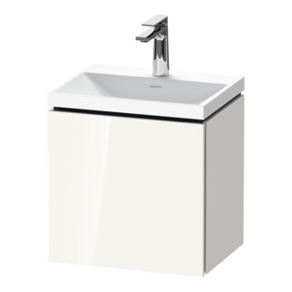 Duravit Meuble L-Cube 45x35x48 cm, 1 porte, à gauche, avec HL, blanc brillant