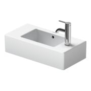Duravit Meuble lavabo à main Vero 50x25cm, avec trop-plein, HLP, perçage robinet à gauche, blanc