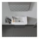 Duravit Meuble lavabo à main Vero 50x25cm, avec trop-plein, HLP, perçage robinet à gauche, blanc-2