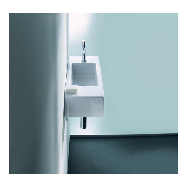 Duravit Meuble lavabo à main Vero 50x25cm, avec trop-plein, HLP, perçage robinet à gauche, blanc