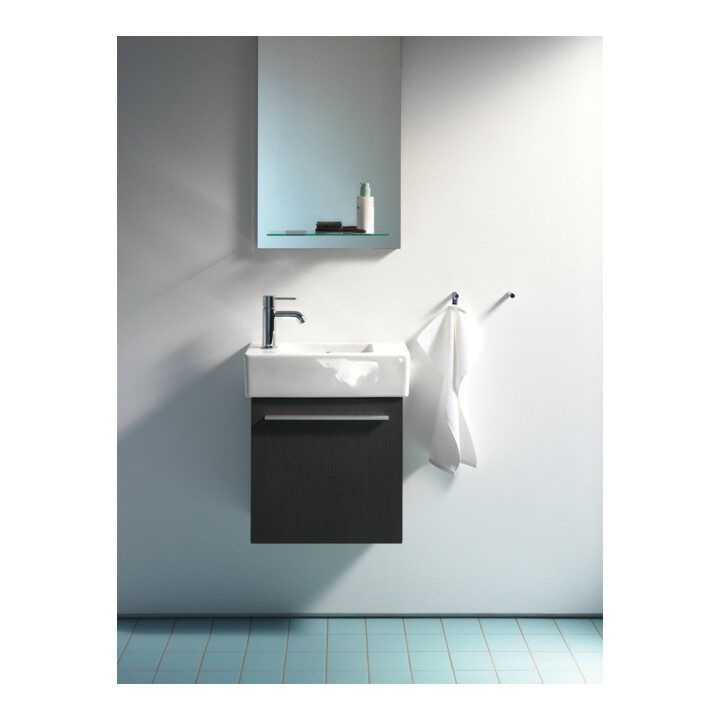 Duravit Meuble lavabo à main Vero 50x25cm, avec trop-plein, HLP, perçage robinet à gauche, blanc